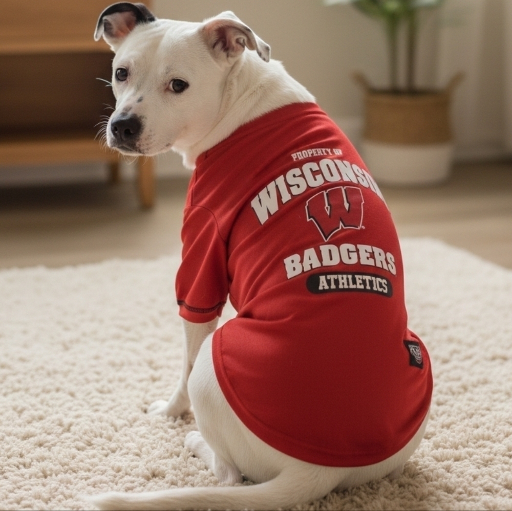 Wisconsin Badgers Dog Shirt Large #DGC8